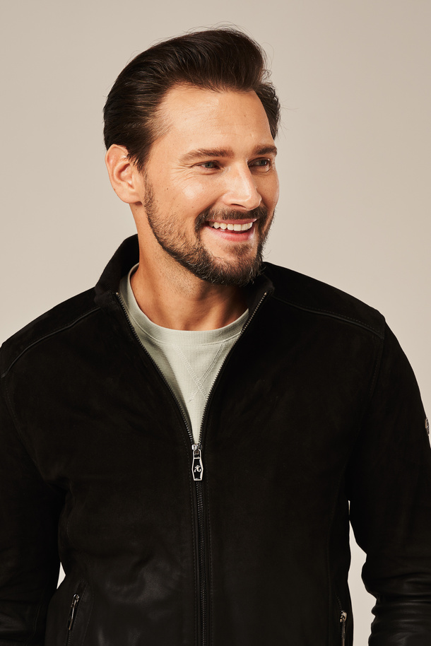 Lederjacke Herren Bomber
